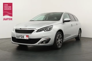 Hoofdafbeelding Peugeot 308 Peugeot 308 SW BWJ 2016 1.2 131 PK Blue Lease Premium PANORAMADAK / AUTOMAAT / PRIV. GLAS / CLIMA / NAVI / CRUISE / BLUETOOTH / PDC V+A / LMV 16 INCH /  MULTIFUNCT. STUUR