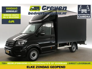 Volkswagen Crafter 35 2.0 TDI 140PK Bakwagen | L 3.80m | Camper Ombouw | Verhuiswagen | Airco Camera Carplay Cruise Laadbak Achterdeuren Treeplank