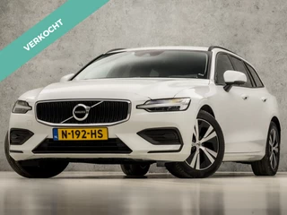 Volvo V60 2.0 B3 Sport 177Pk Automaat (APPLE CARPLAY, GROOT NAVI, STUUR/STOELVERWARMING, GETINT GLAS, ADAPTIVE CRUISE, SPORTSTOELEN, TREKHAAK, PARKEERSENSOREN, NIEUWSTAAT)