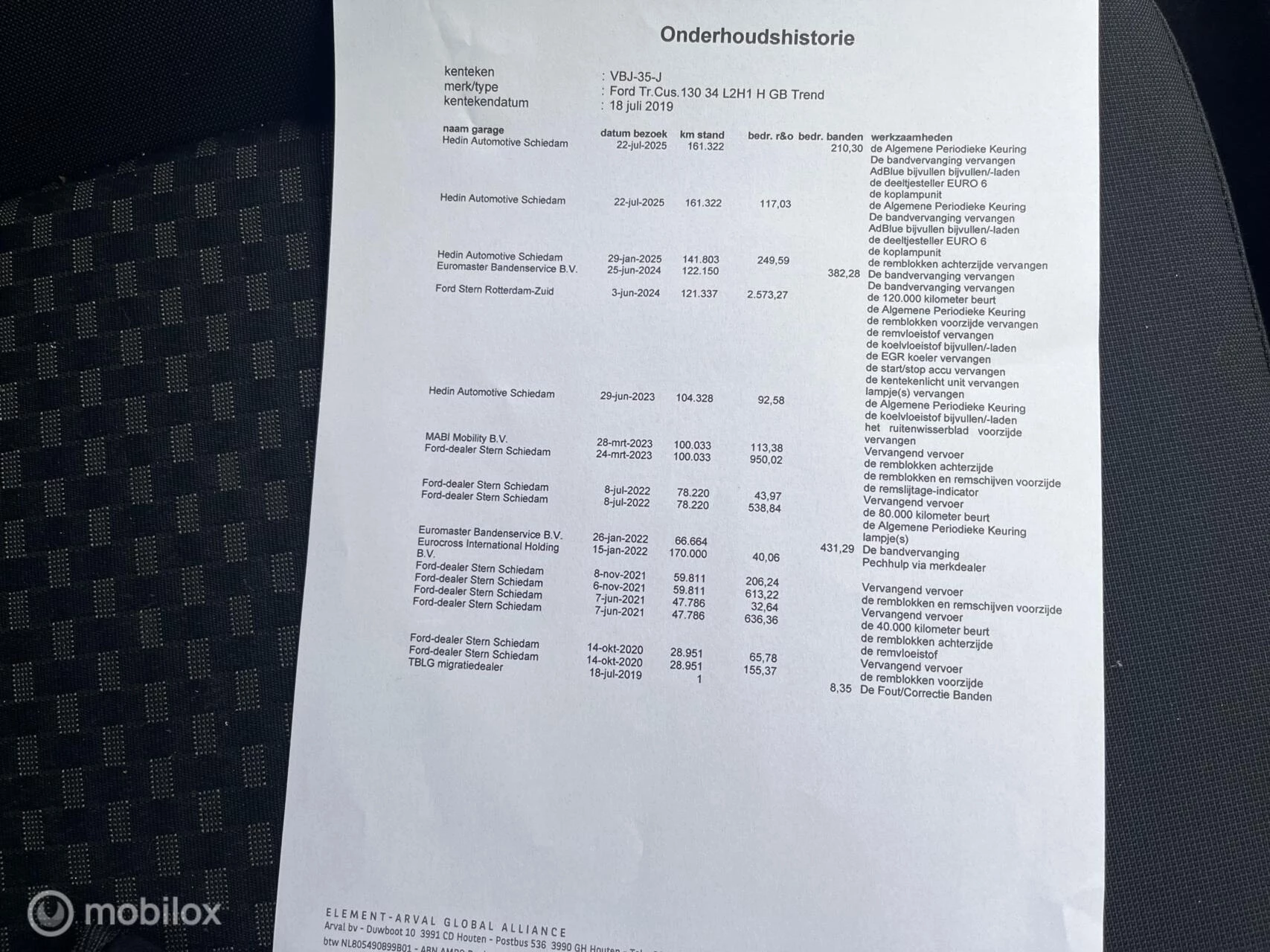 Hoofdafbeelding Ford Transit Custom