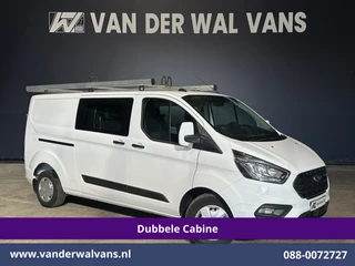 Ford Transit Custom 2.0 TDCI 130pk L2H1 Dubbele Cabine Euro6 inrichting | Airco | 5-Zits | Imperiaal | LED | Cruisecontrol Stoelverwarming, Parkeersensoren, 2800kg trekvermogen