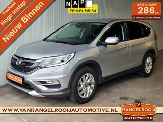 Honda CR-V 2.0 Elegance 2WD, trekh., clima, cruise, stoelverw., DAB, PDC v+a