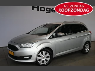 Ford Grand C-Max 1.0 Trend 7 Persoons Clima Navigatie LED Trekhaak Rijklaarprijs Inruil Mogelijk!