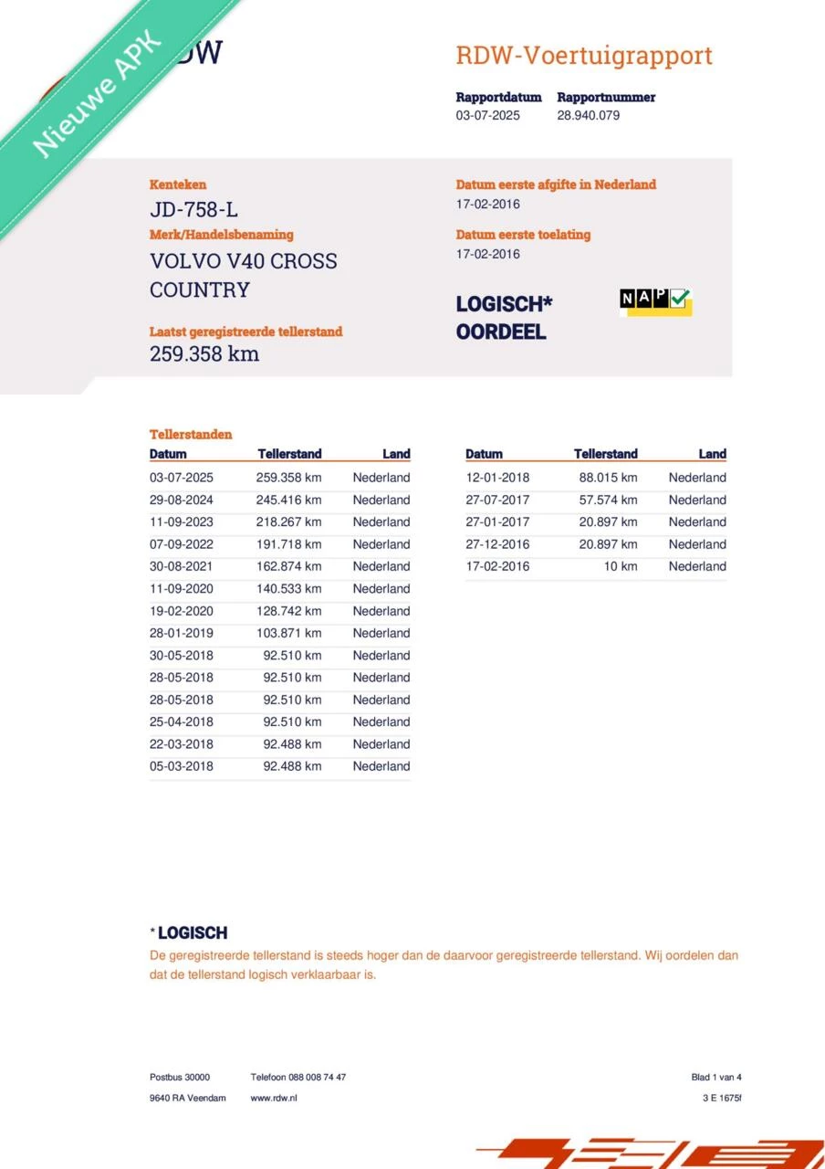 Hoofdafbeelding Volvo V40