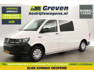 Volkswagen Transporter 2.0 TDI L2H1 | Dubbele Cabine | 5 Persoons | Airco Cruise PDC Trekhaak