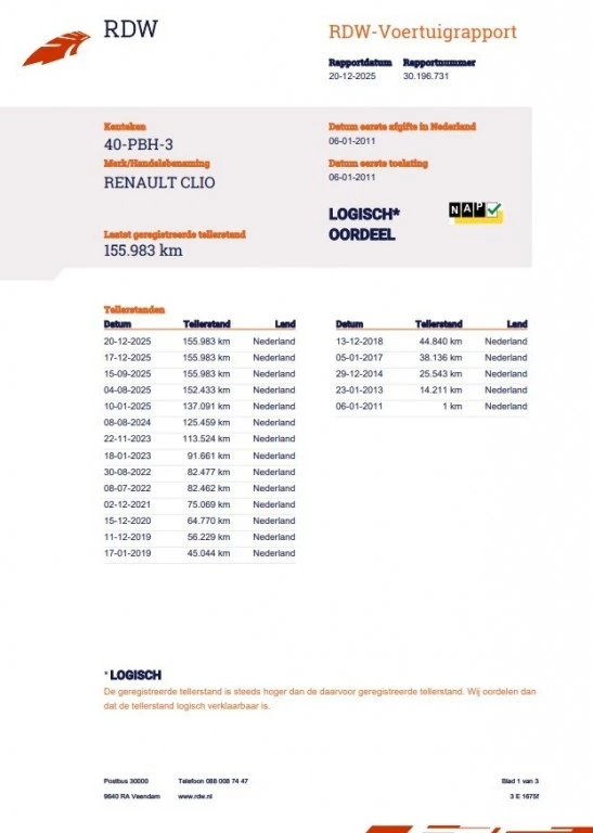 Hoofdafbeelding Renault Clio