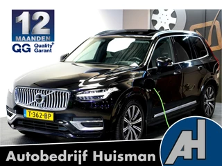 Volvo XC90 2.0 T8 AWD 287kW/390pk Aut8 Twin Engine Inscription 7P LUCHTVERING + PANORAMADAK + HARMAN/KARDON + ADAPT.CRUISE + 360 CAMERA + PILOT ASSIST + STOEL-&STUURVERWARMING + EL.TREKHAAK + HEAD-UP + BLIS + LANE ASSIST + PARKSENSOREN + 20" LM-VELGEN!!