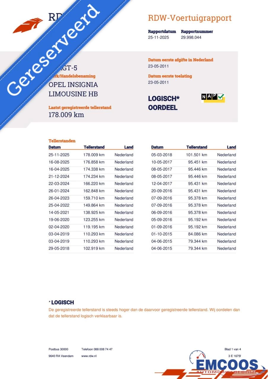 Hoofdafbeelding Opel Insignia