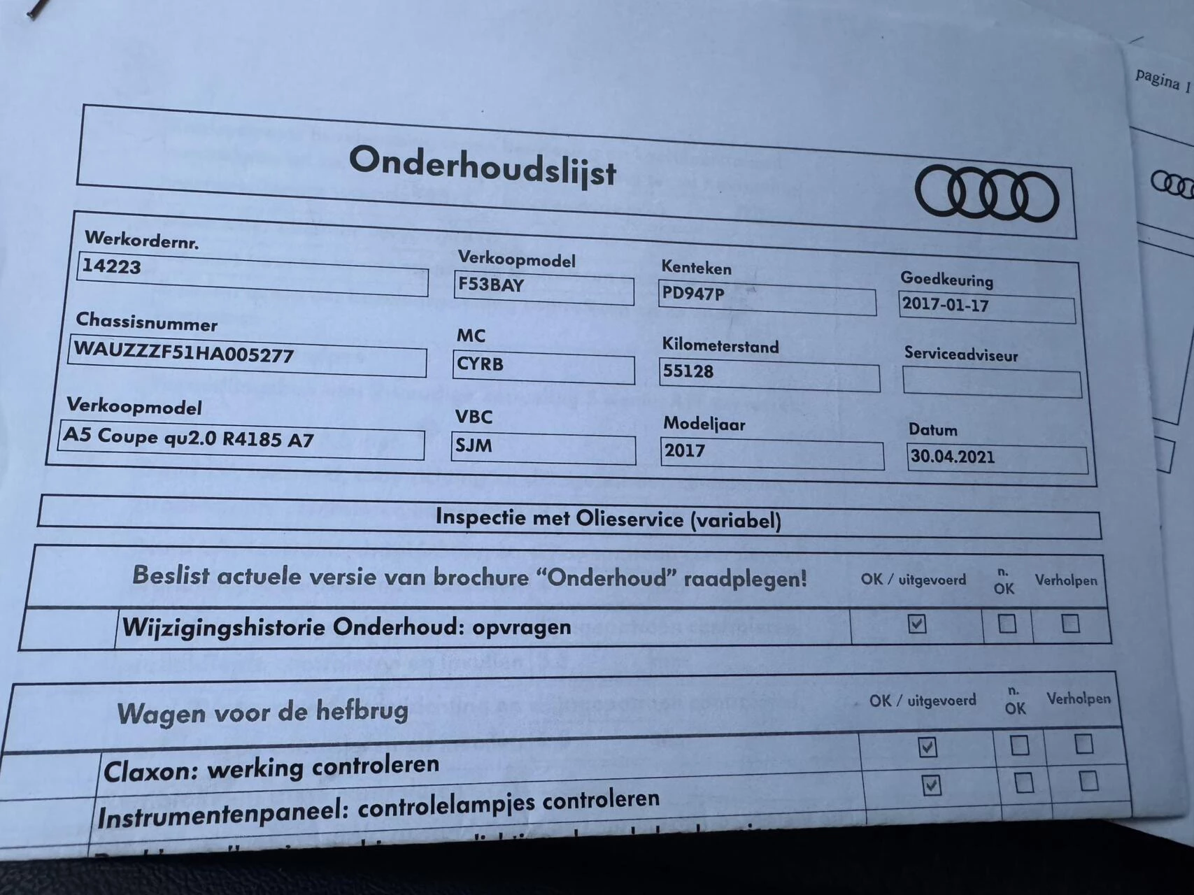 Hoofdafbeelding Audi A5