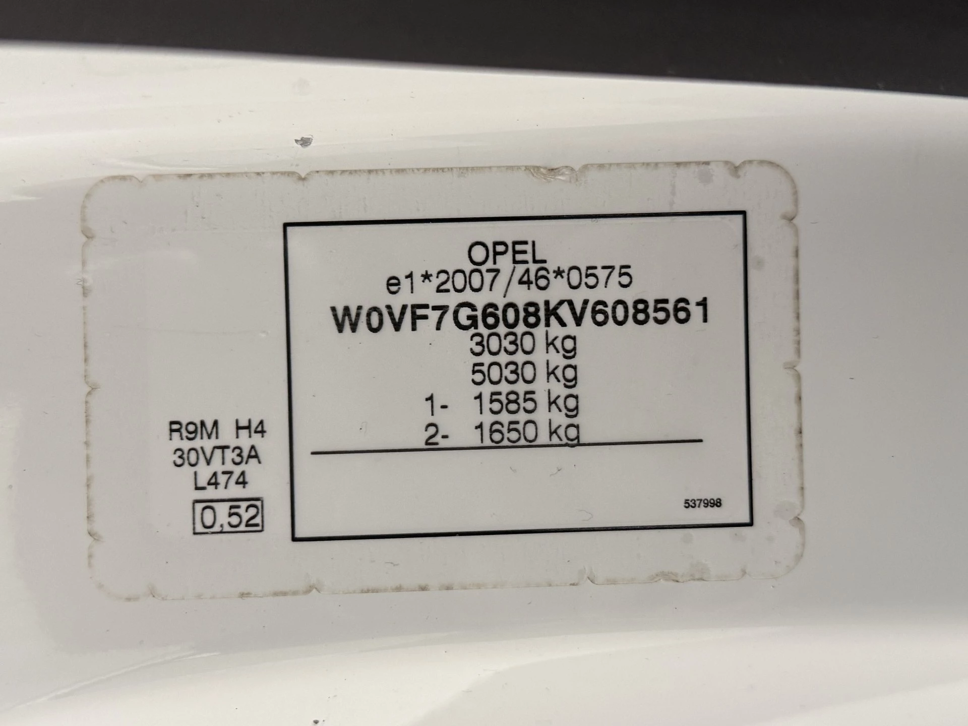 Hoofdafbeelding Opel Vivaro