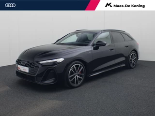 Hoofdafbeelding Audi A5 Audi A5 Avant 2.0 e-hybrid 367pk S-tronic Quattro S Line · Panoramadak · Trekhaak · Leder/Alcantara · Bijrijder scherm