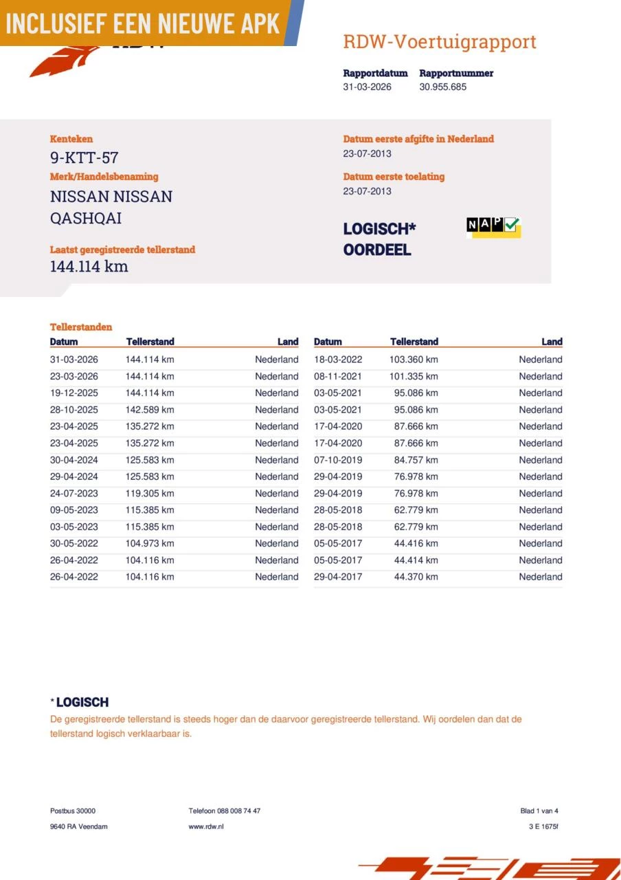 Hoofdafbeelding Nissan QASHQAI