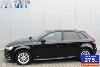 Audi A3 Sportback 1.4 e-tron 2016 Zwart LED Cruise Clima Navi Lane Assist PDC Nette auto!