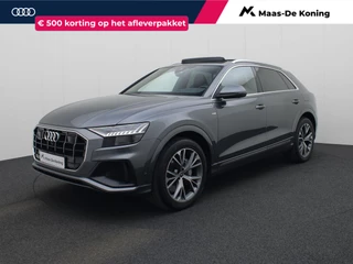 Audi Q8 55 TFSIe 280kW/381PK quattro S Line · Panoramadak · Luchtvering · Trekhaak · Garantie tot november 2025 of 60000km