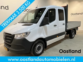 Mercedes-Benz Sprinter 315 CDI L2 RWD DC Dubbel Cabine Open Laadbak / Euro 6 / Trekhaak 3.500 KG / Airco / 4.300 KM !! / BPM VRIJ !!