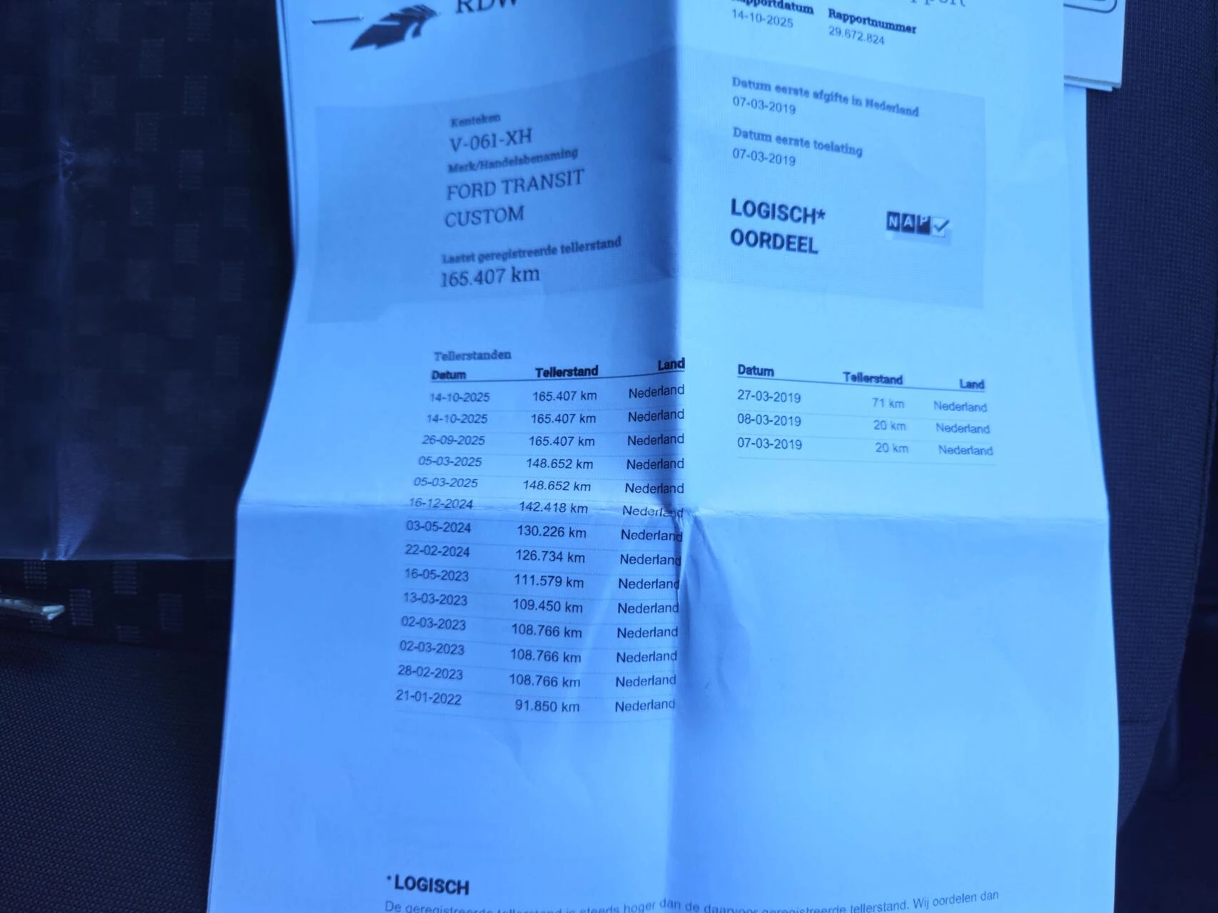 Hoofdafbeelding Ford Transit Custom