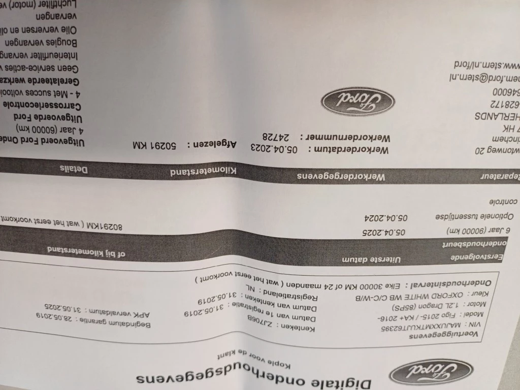 Hoofdafbeelding Ford Ka