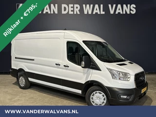 Ford Transit 2.0TDCI 131pk L3H2 Euro6 RIJKLAAR Airco | Camera | Navigatie | Apple Carplay | Android Auto Cruisecontrol, Elektrisch verstelbare bestuurdersstoel, Stoelverwarming, Verwarmde voorruit, Parkeersensoren, Bijrijdersbank, 2500kg trekvermogen
