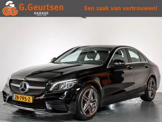 Hoofdafbeelding Mercedes-Benz C-Klasse Mercedes-Benz C-Klasse 180 AMG-line, Volleder, Cruise Control, Navigatie, Bluetooth, LED