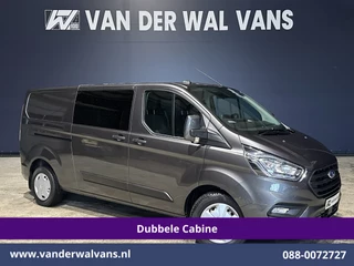 Ford Transit Custom 2.0 TDCI 170pk L2H1 Dubbele Cabine Euro6 Airco | 5-Zits | 2x Zijdeur | Camera | LED Apple Carplay, Android Auto, Cruisecontrol, Parkeersensoren, Stoelverwarming, Verwarmde voorruit 2800kg trekvermogen