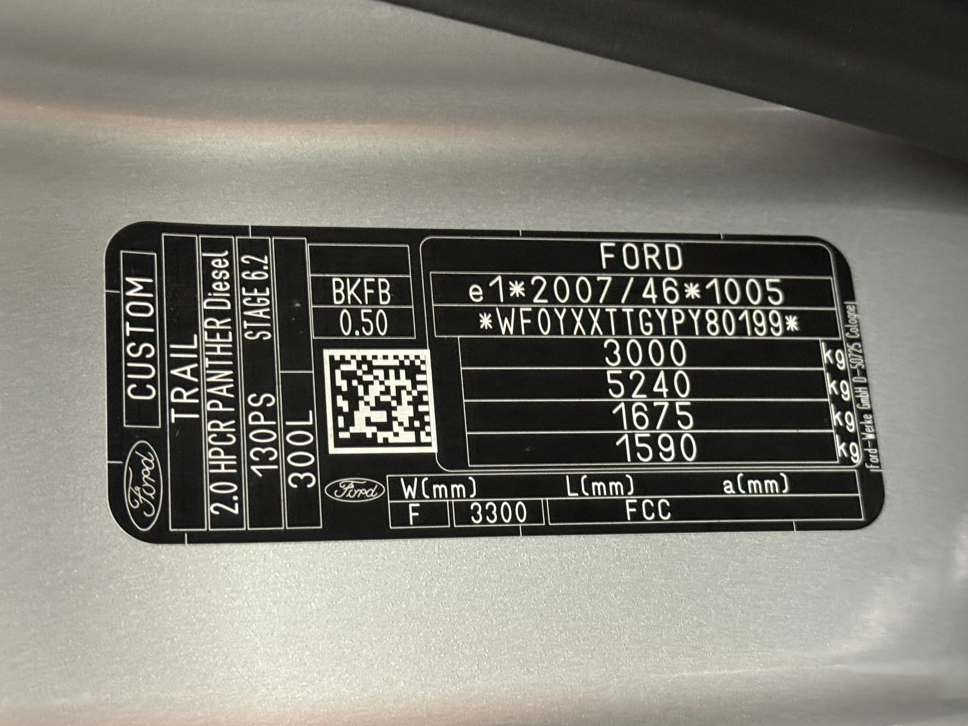 Hoofdafbeelding Ford Transit Custom