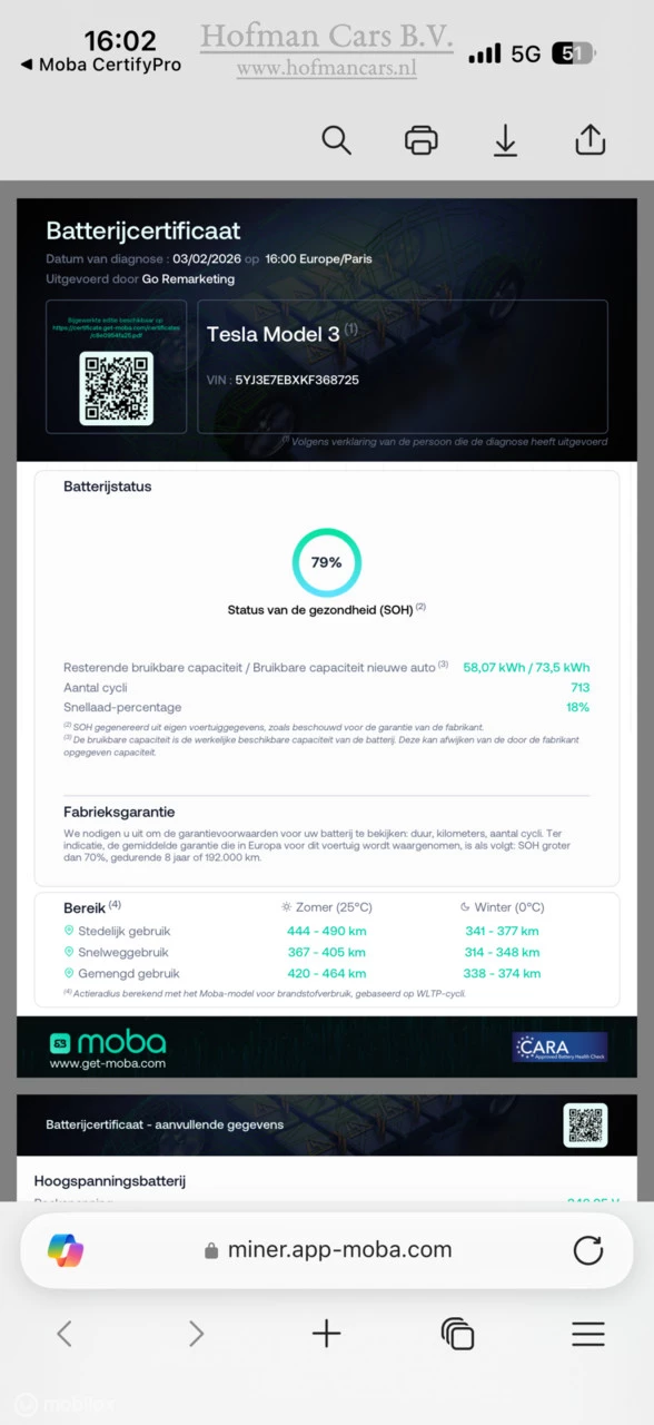 Hoofdafbeelding Tesla Model 3