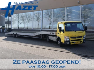 Hoofdafbeelding Mitsubishi Canter Mitsubishi Canter 3C15 3.0 DI AUT. BE-COMBI TREKKER/OPLEGGER VELDHUIZEN AUTOTRANSPORTER VOOR 3 AUTO'S