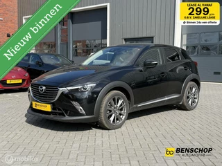 Hoofdafbeelding Mazda CX-3 Mazda CX-3 2.0 SkyActiv-G 120 GT-Luxury Leer Navi Camera HUD Cruise LED