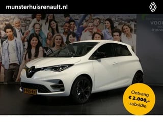 Renault ZOE R135 Iconic 52 kWh - Stuur en Stoelverwarming, Groot scherm, Camera