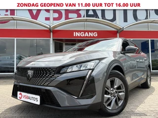 Peugeot 408 1.2 HYBRID AUT. 136PK ALLURE NARDO-GREY LED NAVI CAMERA CARPLAY AIRCO LMV PDC