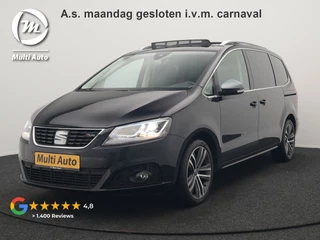 SEAT Alhambra 1.4 TSI FR Business Intense 7 Persoons 150pk Dealer O.H. | Trekhaak Af Fabriek | Panodak | Adaptive Cruise | Camera | Apple Carplay | Alcantara Sportstoelen Verwarmd | Keyless | Blis | Navigatie | DAB |