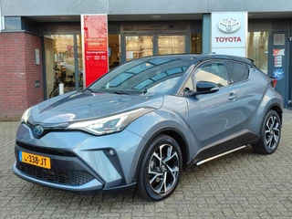 Toyota C-HR 2.0 Hybrid BI-TONE TREKHAAK NAVI STOELVERW KEYLESS BLIND SPOT PARK-SENSOREN 18'' LM-VELGEN APPLE/ANDROID CAMERA AD-CRUISE CLIMA