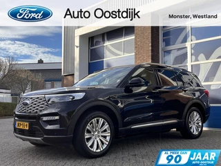 Ford Explorer 3.0 V6 EcoBoost PHEV Platinum 457PK Trekhaak Panodak Massagestoelen/Geheugen 7 Persoons 360 Camera B&O Full Options *Compleet*