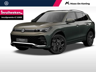 Volkswagen Tiguan R-Line-Edition 1.5 eHybrid 204 pk 6 versn. DSG  · Assistance pakket plus · Black style pakket · Comfort pakket · Design pakket · Trekhaak incl. aanhangermanoeuvreerhulp (trailer assist) ·