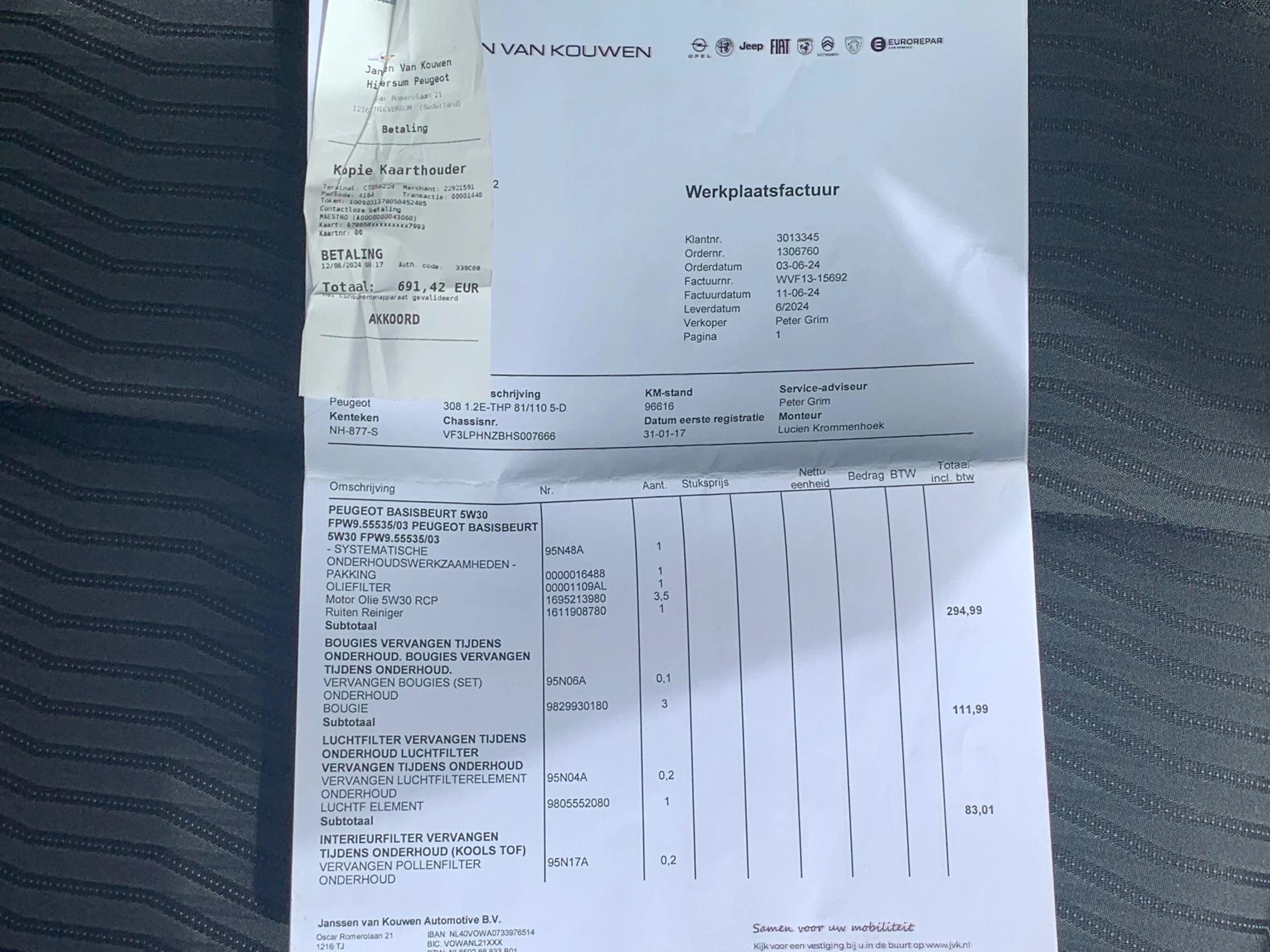 Hoofdafbeelding Peugeot 308