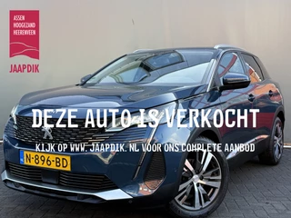 Peugeot 3008 BWJ 2021 1.2 PureTech 131 PK Blue Lease Allure TREKHAAK | FULL LED | 360 CAMERA | HALF LEDER | KEYLESS | ELEKTR. ACHTERKLEP | CARPLAY + ANDROID | NAVI |  CLIMA | CRUISE | LMV | PDC