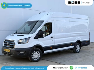 Ford E-Transit 68kWh 184PK L4H3 317km WLTP 95.3% (SOH) BEV Snelladen Carplay Climate control Cruise control Navigatie 360° Camera Stoelverwarming Parkeersensoren v+a