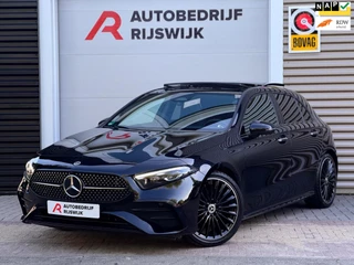 Hoofdafbeelding Mercedes-Benz A-Klasse Mercedes-Benz A-klasse 200 AMG Pano/Matrix/Camera/Sfeer