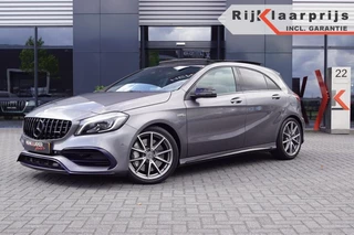 Hoofdafbeelding Mercedes-Benz A-Klasse Mercedes-Benz A-Klasse A45 AMG 4Matic Stage 1/ Downpipe/ Panodak /Carplay /Leer/Harman Kardon/Camera