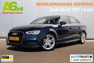 Audi A3 Limousine 35 TFSI CoD Sport S Line Edition Automaat Half Leder 18 inch LMV Navigatie LED Stoelverwarming Clima Cruise Parkeersensor