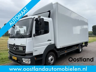Mercedes-Benz Atego 821 BL Euro6 Automaat Bakwagen / 3 zitplaatsen / Laadklep / Automaat / Cruise / Airco / 10.800 KM !!