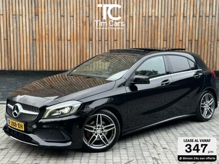 Mercedes A-klasse 200 AMG-styling Automaat | Panoramadak | Xenon verlichting | Stoelverwarming | Trekhaak | Schakelflippers | Achteruitrijcamera | Keyless start | Parkeersensoren voor en achter