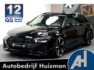 Hoofdafbeelding Audi RS6 Audi RS6 Avant 4.0 TFSI 441kW/600pk Aut8 Quattro Performance LUCHTVERING + SOFTCLOSE + BANG&OLUFSEN + STANDKACHEL + 360 CAMERA + HEAD-UP DISPLAY + DUBBEL GLAS + ADAPT.CRUISE + LANE ASSIST + MATRIX LED + STOELVERWARMING&-VENTILATIE + HEAD-UP + EL.TREKHAAK + 22" LM-VELGEN