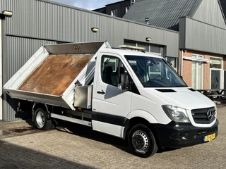 Mercedes-Benz Sprinter 514 CDI 2.2 366 3 zijden Kipper Airco Trekhaak 3500 kg Navigatiesysteem 1e eigenaar ex Overheid 3-Persoons Kipper Kieper Openlaadbak Pick-up P-up Gereedschapskist Euro 6
