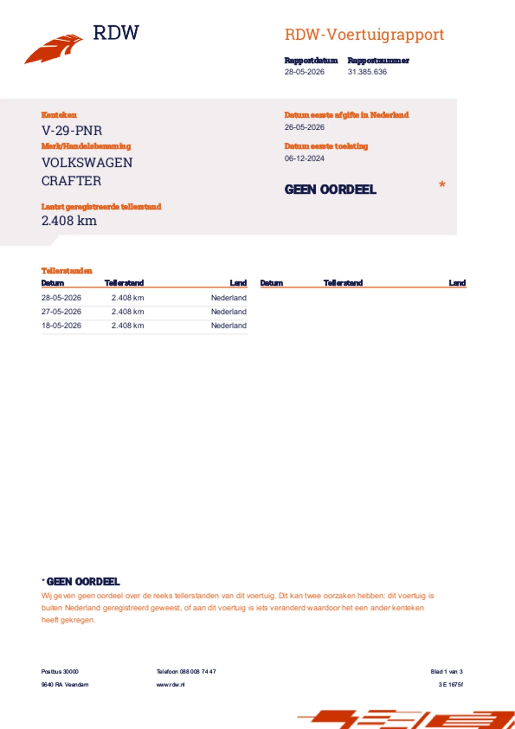 Hoofdafbeelding Volkswagen Crafter