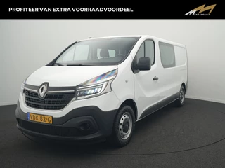 Hoofdafbeelding Renault Trafic Renault Trafic 2.0 dCi 120 T29 L2H1 DC Comfort - Dubbele Cabine - Kastinrichting! - All Seasonbanden - Cruise Control - Trekhaak