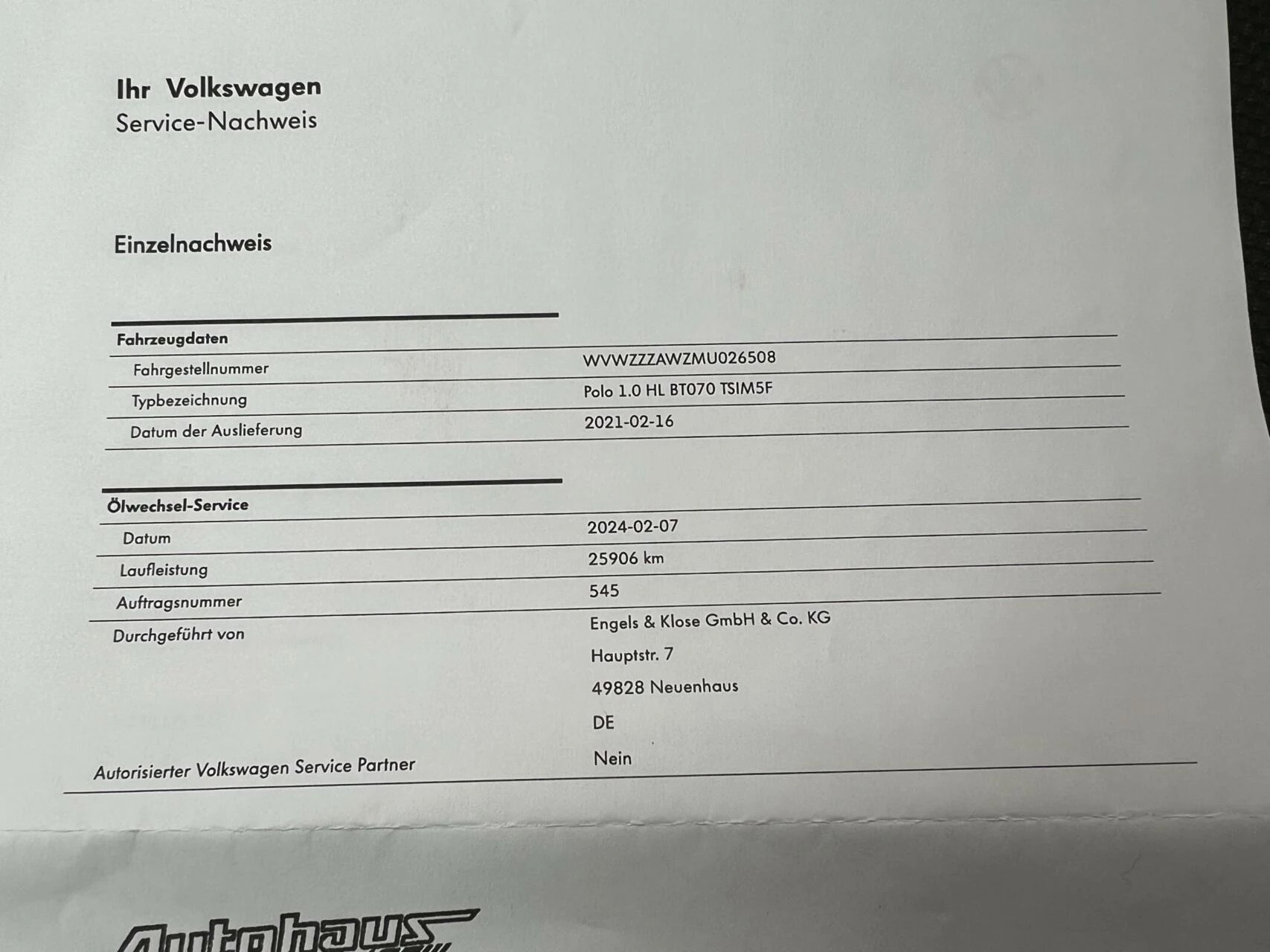 Hoofdafbeelding Volkswagen Polo