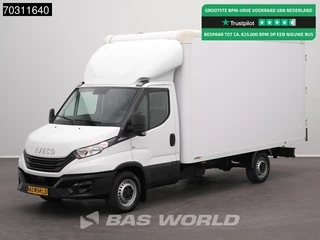 Iveco Daily 35S16 Automaat 160PK Bakwagen Achterdeuren Airco Camera Euro6 Meubelbak Koffer Airco