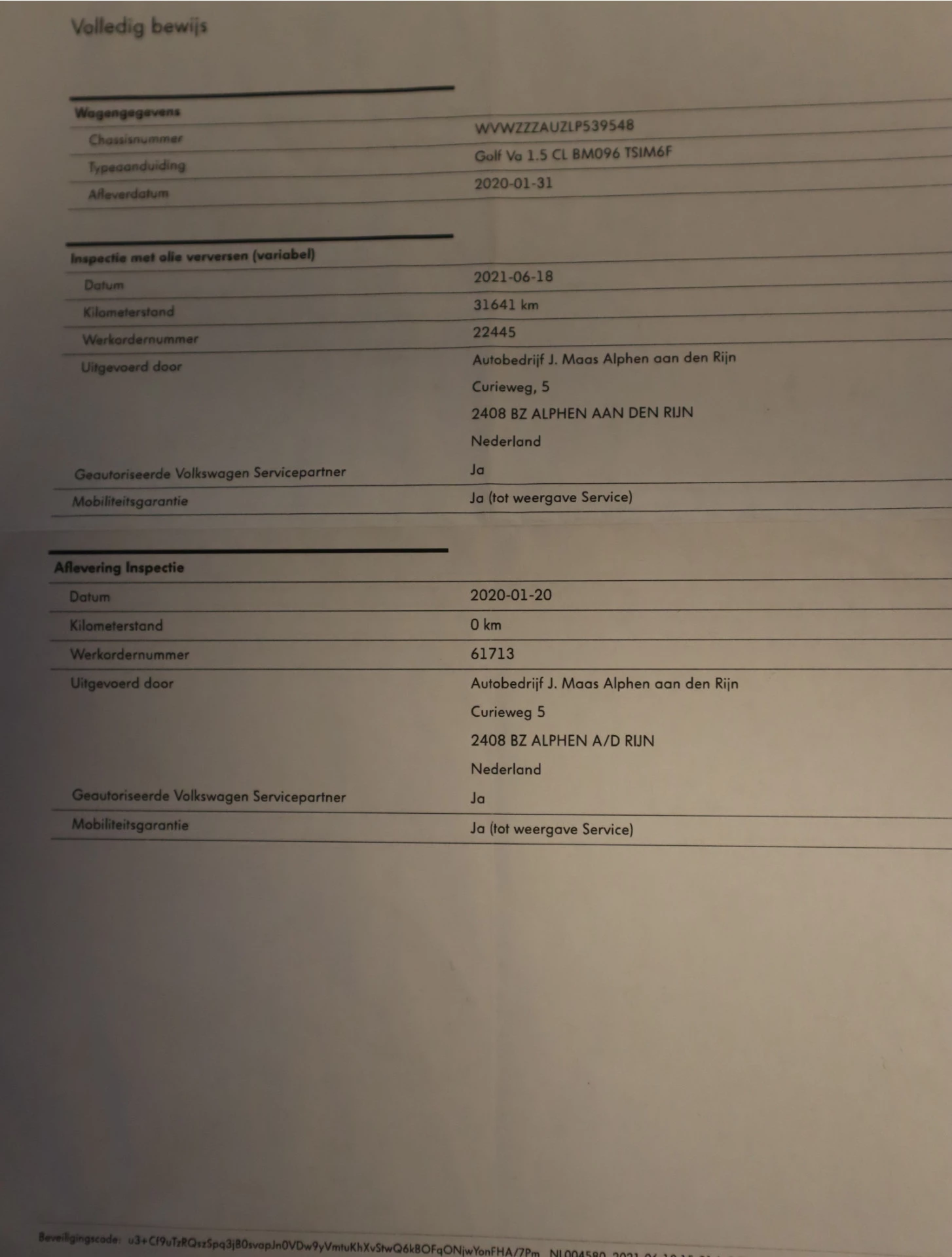 Hoofdafbeelding Volkswagen Golf