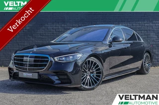 Mercedes S-klasse 500 4MATIC Lang AMG Line PANO BURMESTER CHAUFFEURSPAKKET ACHTERASBESTURING